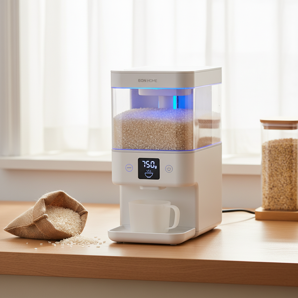 Review: EON HOME Rice Dispenser (Visual Scale Tech) – Your Guide to Fresh & Measured Grains