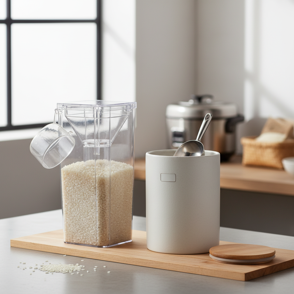 Clear Plastic vs. Opaque Rice Bins: The Ultimate Storage Showdown