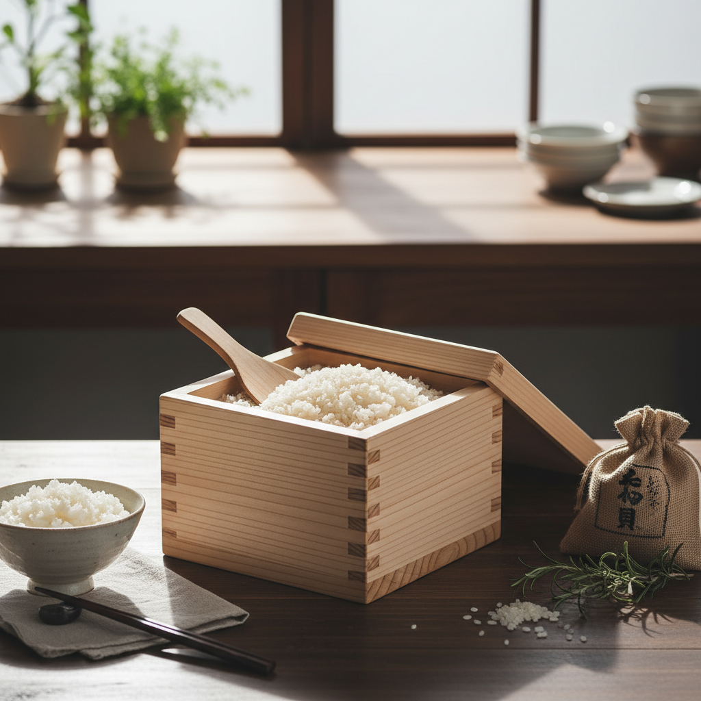 The Timeless Appeal of Wooden Rice Boxes (Kome Bitsu) for Optimal Rice Preservation