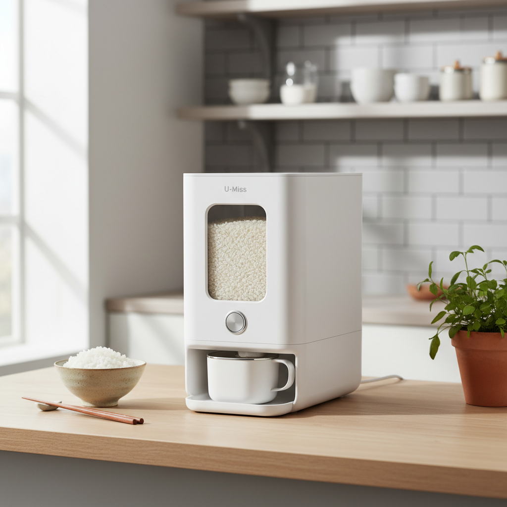 U-Miss Rice Dispenser Review: Modern Aesthetics Meets Practicality