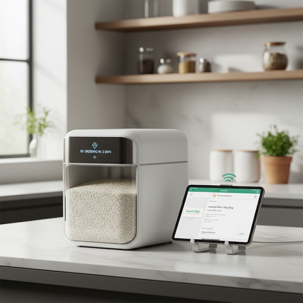 The Future of Storage: Smart Bins That Order Rice Automatically