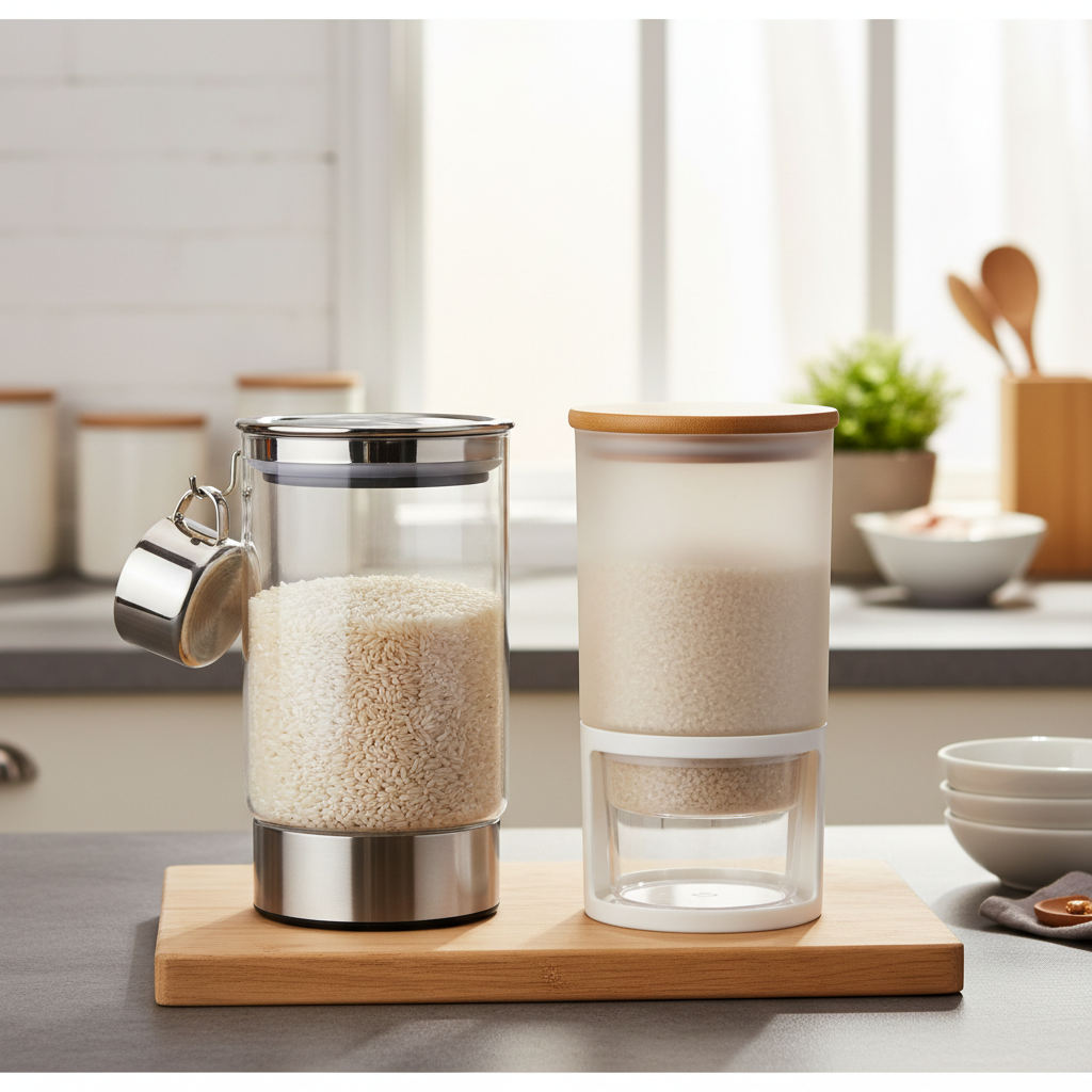 Plastic vs. Glass Rice Dispensers: Which is Safer for Your Kitchen?