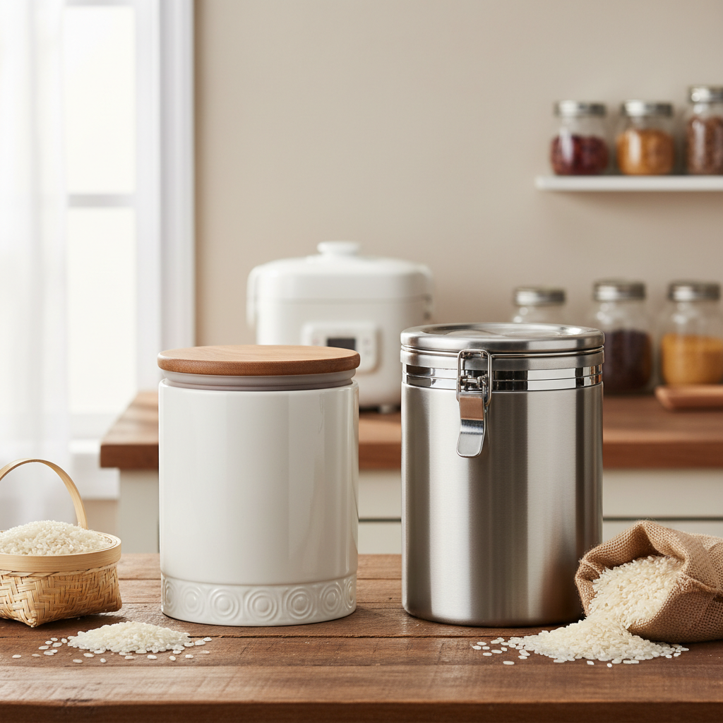 Ceramic vs. Stainless Steel: The Ultimate Rice Storage Guide