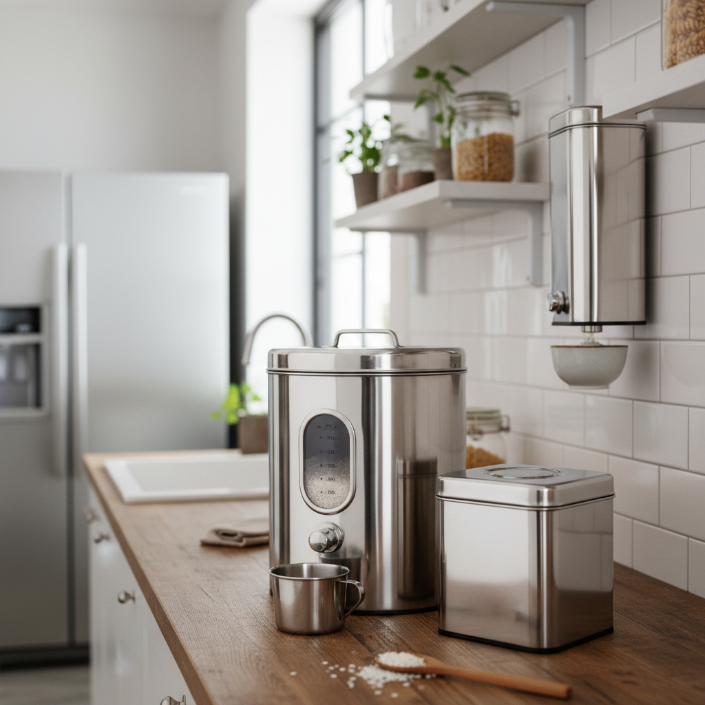 Best Stainless Steel Rice Bins: Elevating Your Modern Kitchen Storage